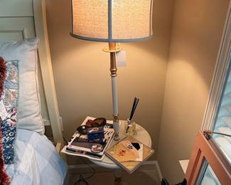 Traditional Table Lamp with Drum Shade