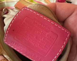 Coach Hampton Multicolor Stripe Tote Bag
