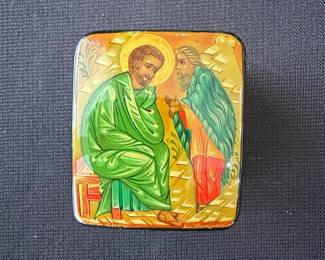 Vintage Russian Lacquer Box