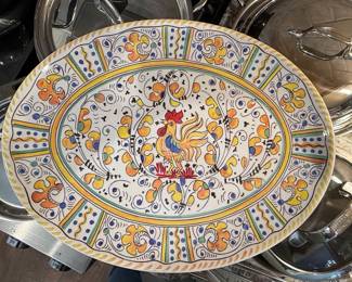 Deruta Raffaellesco Rooster Plate