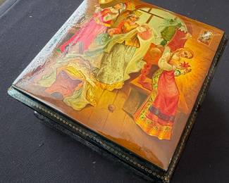 Vintage Russian Lacquer Box