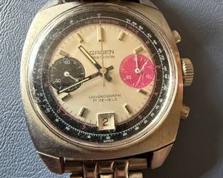 Gruen Precision Chronograph Valjoux 770 CA Watch