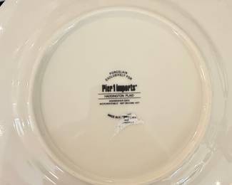 Pier 1 Imports Haddington Plaid Dinner Plate