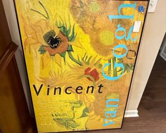 Vincent van Gogh "Sunflowers" Exhibition Poster