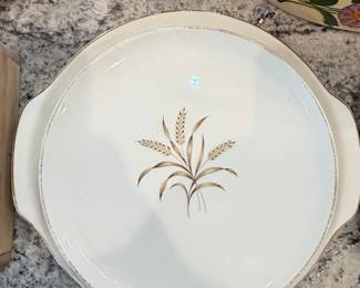 Homer Laughlin Golden Wheat Serving Platter