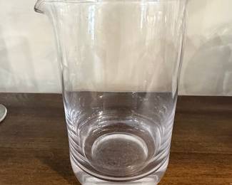 Vintage Glass Cocktail Mixing Glass with Spout