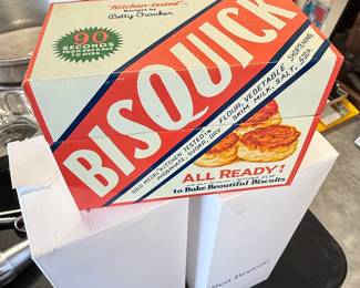 Vintage Bisquick Baking Mix Box - 1932 Ad