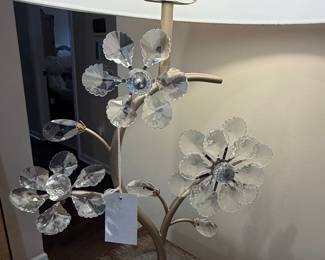 Pottery Barn Grace Flower Lamp
