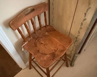 Wooden Spindle Back Chair