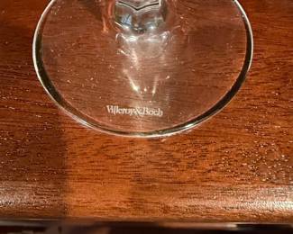 Villeroy & Boch "Aria" Crystal Wine Glasses and Champagne Flutes Set