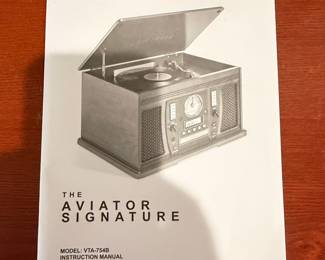 Victrola The Aviator Signature Record Player (Model VTA-754B)