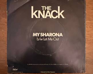 The Knack "My Sharona" 7" Vinyl Single