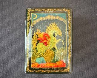 Vintage Russian Lacquer Box