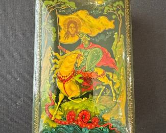 Halcyon Days Enamels 1993 Christmas Box