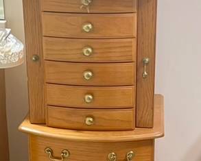 nice jewelry cabinet