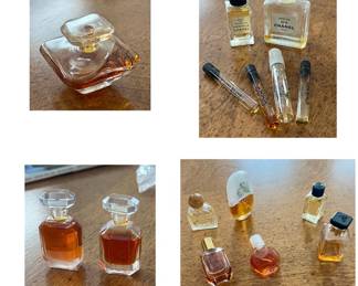 miniature perfume bottles