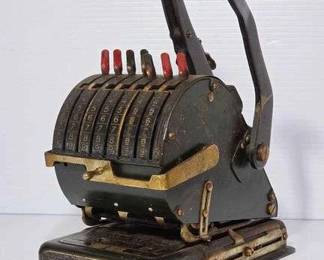 1 FE Lightning Check Writer. Hedman Mfg