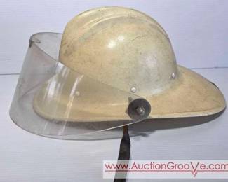 1 Vintage Firefighters Helmet. Hard Boiled