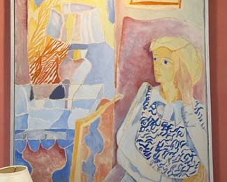 Abstract Portrait Painting