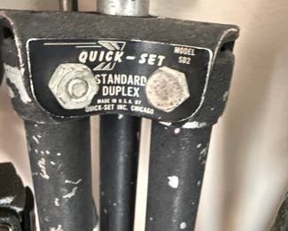 Vintage Photography Tripod Lot (Quick-Set Standard Duplex Model 502, Bogen Manfrotto)