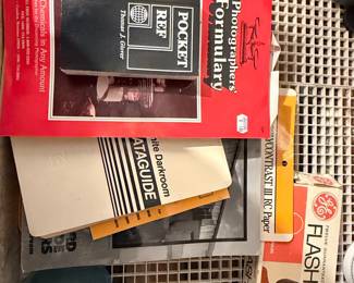 Vintage Photography Darkroom Supplies Lot