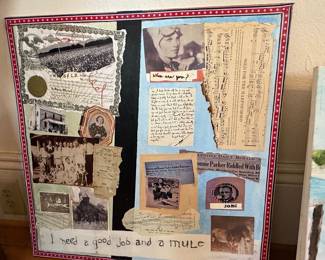 Historical Collage Art Piece