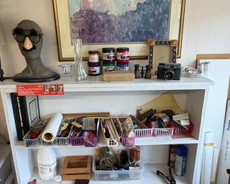 Assorted Photography and Art Supplies