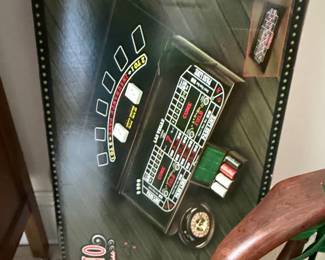 Casino 3-in-1 Game Table Set (Blackjack, Craps, Roulette)