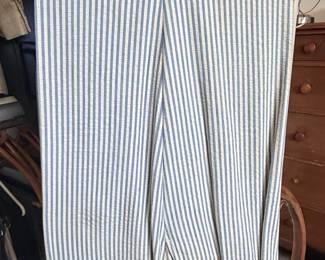 Men's Striped Seersucker Trousers