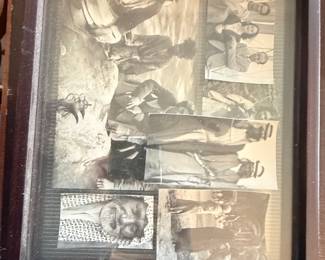 Framed Collage of Vintage Middle Eastern Photographs