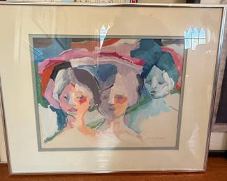 Abstract Portrait of Three Women