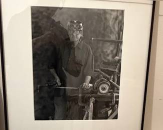 Carson Boone Black and White Photograph of a Welder