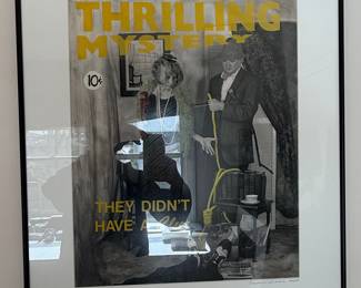 Thrilling Mystery Magazine Cover Art Print