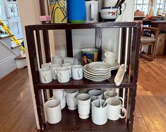Assorted Ceramic Mugs and Drinkware Set