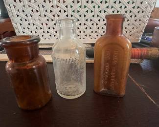 Hicks Capudine Medicine Bottles Collection