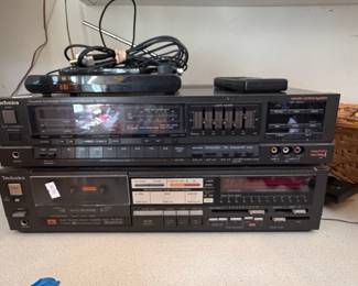 Technics Stereo System SA-390 Receiver and Cassette Deck