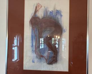 Abstract Figure Study Framed Artwork