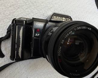 Minolta 7000 AF SLR Camera with 35-105mm Zoom Lens
