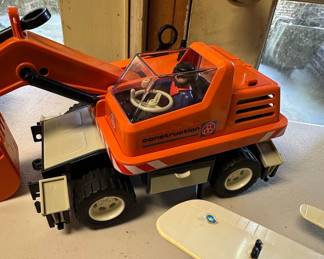 Playmobil Construction Vehicles and Figures Lot