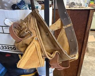 McGuire-Nicholas Suede Leather Tool Belt