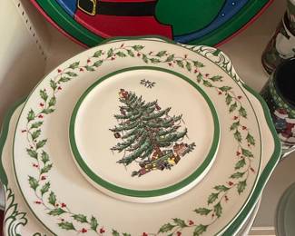 Spode "Christmas Tree" Pattern Plate
