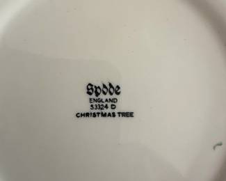Spode "Christmas Tree" Pattern Plate