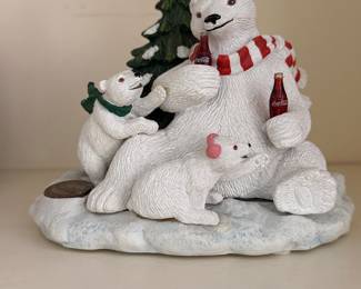 Coca-Cola Polar Bear Family Figurine