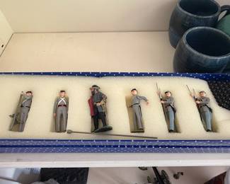 W. Britain "Confederate Infantry" Miniature Figures Set