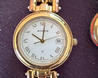 Bucherer "Paradiso" Women's Gold-Tone Watch with Date Window