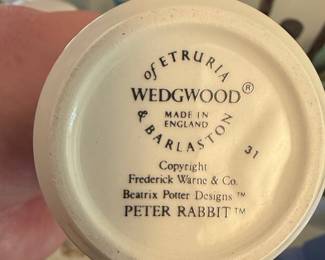 Wedgwood Peter Rabbit "The Tale of Peter Rabbit" 3-Piece Nursery Set