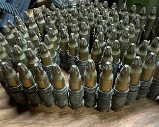 Ammunition Belt with 5.56x45mm NATO Cartridges