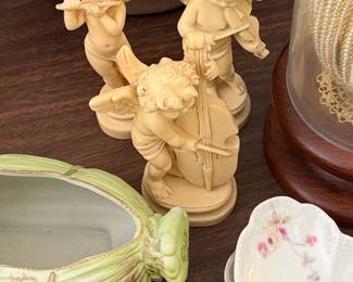 Cherub Musician Figurines Set