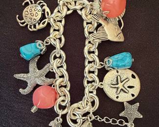 Brighton Seaside Nautical Charm Bracelet