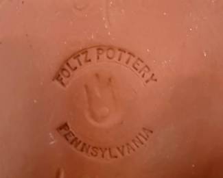 Foltz Pottery Horse Wall Plaque